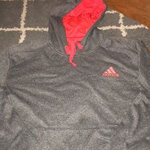 Gray adidas hoodie